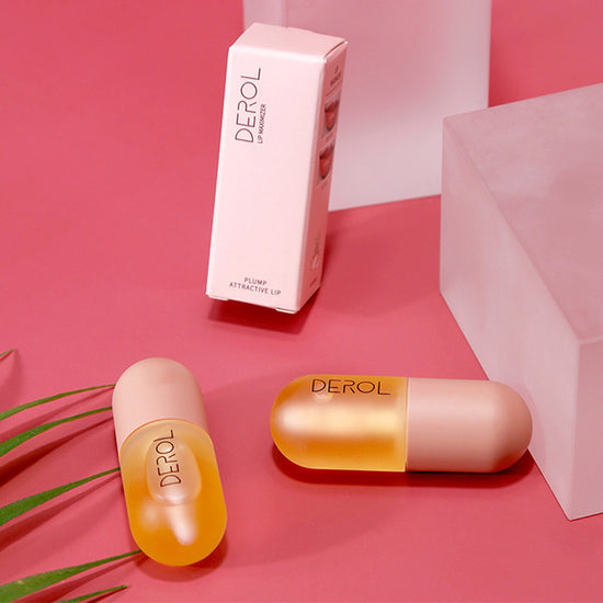 Lip care oil with volumizing effect
