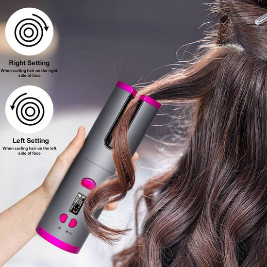 Cordless multifunctional curler with USB charging