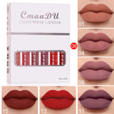 Matte finish lipstick set with all-day wear